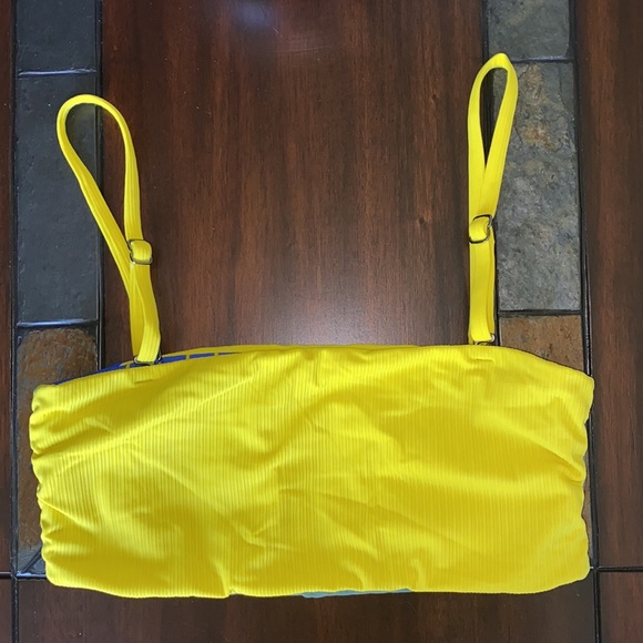 Maaji Colorblock Stripe Bandeau Tube Bikini Top - Picture 11 of 14